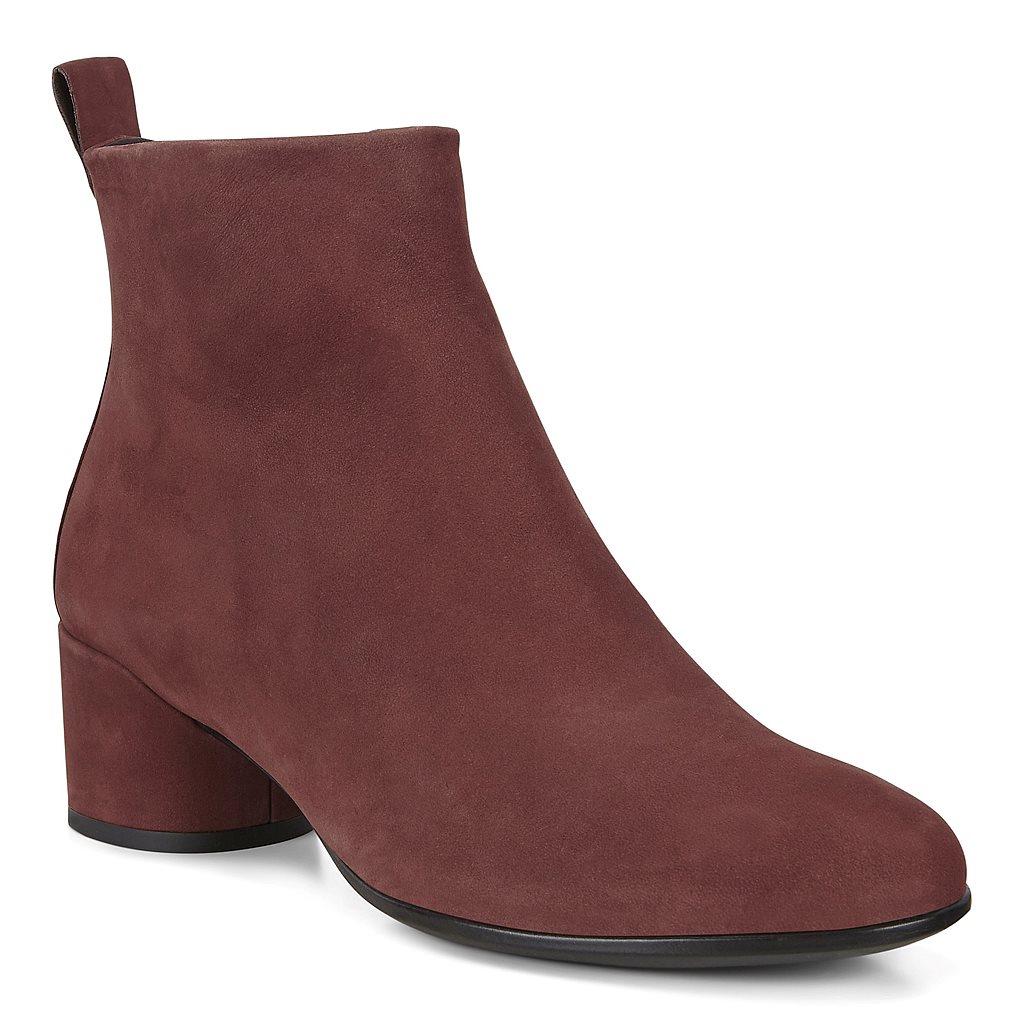 Bottes À Talons Ecco Shape 35 Mod Block Femme Marron 7524-TPLDK